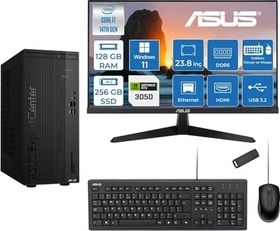 Resim Asus Expertcenter D501MER Intel® Core™ İ7-14700 128GB Ddr5 256GB SSD 6GB/RTX3050 WIN11HOME +23.8" 120Hz Monitör Mini Tower Masaüstü Bilgisayar 238WD501MER23H36+ZETTAUSBBELLEK 