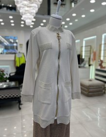 Resim 71017 Ribana Detaylı Örme Kap Ekru - 1 