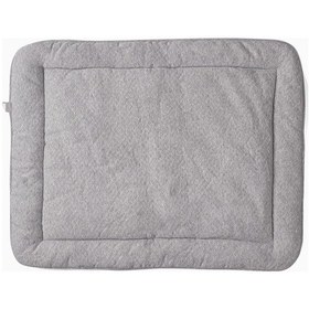 Resim Uygun Bebe Kapitone Emekleme Minderi Oyun Matı 75 x 95 x 5 CM Açık Mavi - Gri 