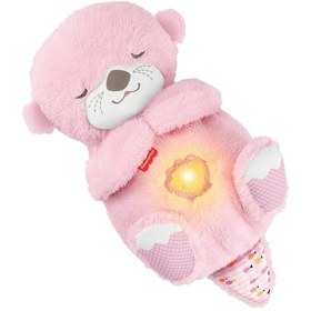 Resim Fisher Price Uyku Arkadaşı Su Samuru Pembe, Nefes Alıp Veren Pelüş Bebek Oyuncağı Jlj33 