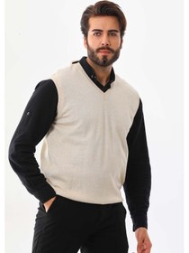 Resim Günay Erkek V Yaka Yün Süveter 1000 