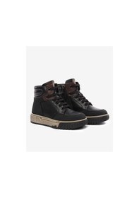 Resim Greyder Erkek Çocuk Siyah Hakiki Deri Sneaker Bot 5k5nb59669 Siyah 