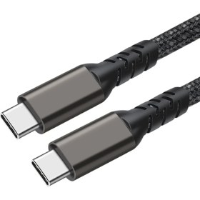 Resim Farma Teknoloji Siyah 2.jenerasyon Type-C To Type-C Usb3.2 Pd Data Kablosu 100W 20GBPS 4K@60Hz 0.2 Metre 