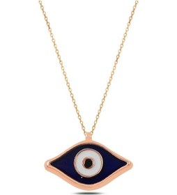 Resim Lacivert Nazar Göz Kolye 