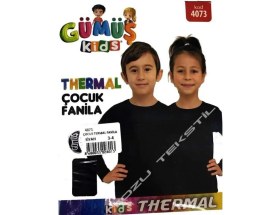 Resim Gümüş Erkek Çocuk Termal Fanila Içlik 4073 - 1 Adet 