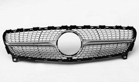 Resim Mercedes W176 (2016-2018) A Serisi Uyumlu Diamond Panjur - Gri 