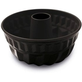 Resim Guardini Gardenia Borulu Kek Kalıbı 23 cm Siyah 