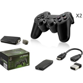 Resim Hadron HD327 Kablosuz Çift Joystıck Retro Oyun Konsolu Game Stick Atari Oyunları 