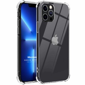 Resim Microsonic Apple iPhone 13 Pro Kılıf Shock Absorbing Şeffaf 