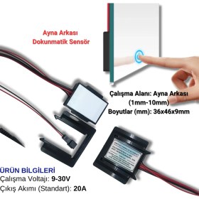 Resim Electroist Dokunmatik Ayna Sensörü 