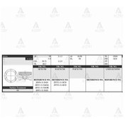 Resim TIK 1K781700-50 Piston Takım Mazda 3 1.6L 03-09 78.50Mm Z6Y6 0.50 