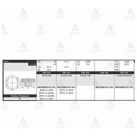 Resim TIK 1K781700-50 Piston Takım Mazda 3 1.6L 03-09 78.50Mm Z6Y6 0.50 
