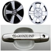 Resim Opel Grandland Kapı Kolu Jant Sticker Yapıştırma 8 Ad 