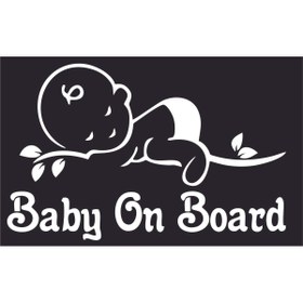 Resim Birim Matbaa BAYB ON BOARD OTO STİCKER(10X17 CM) 