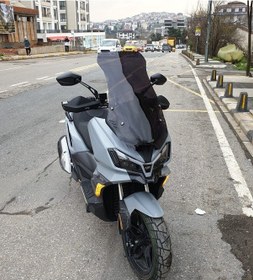 Resim Motocam Sym Adx 250 Ön Cam 2024-2026 Model 65cm Siyah Renkli 4mm Orta Boylu 