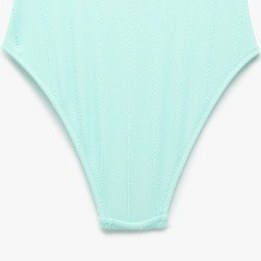 Resim Koton U Yaka Dokulu Mayo Green 5sak20131mm Yeşil 