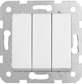 Resim Viko Linnera 90440068 Beyaz Üçlü Çerçevesiz Anahtar 