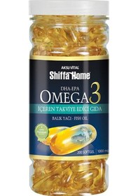 Resim Aksu Vital Shiffa Home Omega 3 Balık Yağı 200 Softgel 