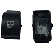 Resim Linea Punto İnce Tırnak Cam Anahtar Düğmesi Tuş 