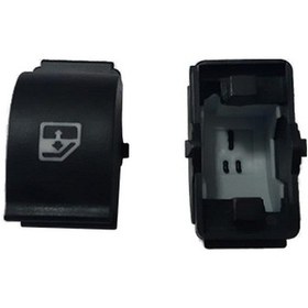 Resim Linea Punto İnce Tırnak Cam Anahtar Düğmesi Tuş 