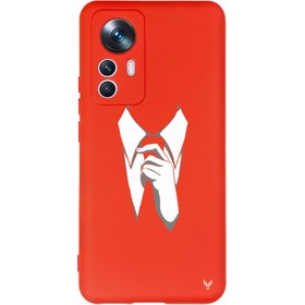 Resim Xiaomi Mi 12 T Kravat Telefon Kılıfı 