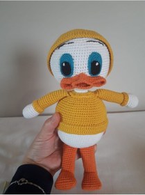 Resim Amigurumi Sarı Ördek Oyuncak 