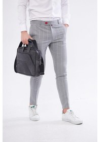 Resim Derinss Dub3075 Hakiki Deri Gri Gölge Macbook Ve Notebook Çantası 001 