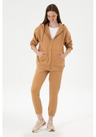 Resim U.S. Polo Assn. Kadın Camel Şardonlu Jogger Eşofman Altı 50313581-VR015 