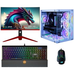 Resim DRx6141 AMD Ryzen 7 5700X 27" 16 GB RAM 1 TB NVMe SSD 8 GB RTX 4060 Curved FreeDOS Masaüstü Oyun Bilgisayarı 