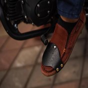 Resim Sumerian Wallet Motorsiklet Bot Koruyucu - Motosiklet Ayakkabı Koruyucu Siyah 