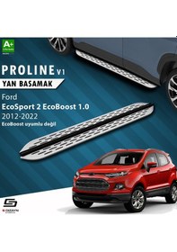 Resim S-dizayn Ford Ecosport 2 Oem Still Pro V1 Aluminyum Yan Basamak 173 Cm 2012-2022 