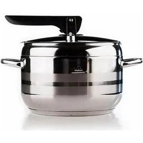 Resim Ulutaş Uçe 3,5 Lt Metal Kulplu Düdüklü Tencere Gri 