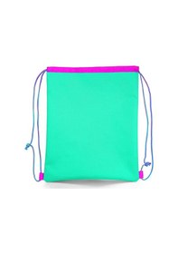 Resim Coral High Kids Su Yeşili Pembe Flamingo Desenli İpli Büzgülü Sırt Çantası 22481 Yeşil 