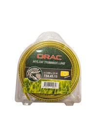 Resim Orac 4.50 MM 25 M Dişli Tırtıklı Sarı Tırpan Misinası 