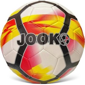 Resim Jook 4 Astarlı Suni Deri Sert Zemin Halı Saha Futbol Topu No:5 Bsf-036 - Beyaz Siyah Kırmızı Beyaz - Siyah - Kırmızı 