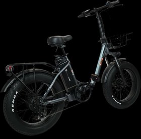 Resim Alba Fold S Fat Bike Elektrikli Katlanır Bisiklet Gri 