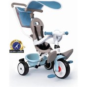 Resim Smoby 3 Tekerlekli Çocuk Bisikleti 3'ü1 Arada Set - Mavi 741400 