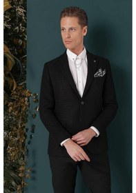 Resim Efor C 660 Slim Fit Siyah Spor Ceket Siyah 