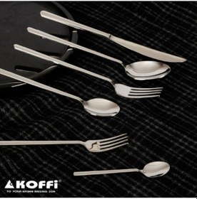 Resim Koffi 36 Parça Çatal Kaşık Bıçak Seti Metal 