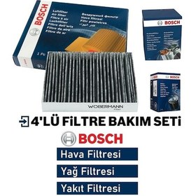 Resim Wöbermann+Bosch Opel Corsa E 1.3 Cdti Filtre Bakım Seti 2015-2018 4k 
