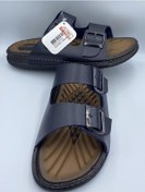 Resim Moda Ayakkabı 4521 Erkek Lacivert Rahat Taban Terlik 