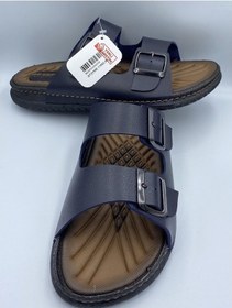 Resim Moda Ayakkabı 4521 Erkek Lacivert Rahat Taban Terlik 