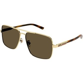 Resim Gucci Gg1289s 002 62 Erkek Güneş Gözlüğü Altın 