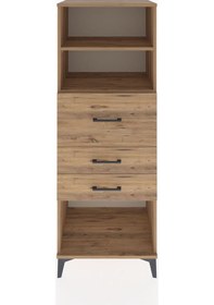 Resim Hyperion Dolap 2 Raflı 3 Çekmeceli 60x44x163 Çam-çam Çam 