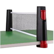 Resim Buffer Teleskopik Taşınabilir Kaymaz Ping Pong Masa Tenisi Filesi Aparatı Mavi 