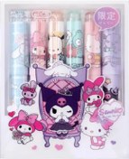 Resim 6'lı Fosforlu Kalem Seti - Hello Kitty Kuromi Ve Arkadaşları 