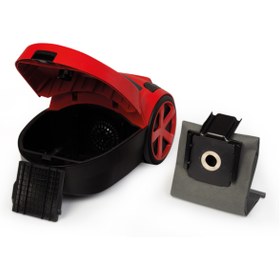 Resim FANTOM DC3000 Çekici Elektrikli Süpürge Kırmızı 