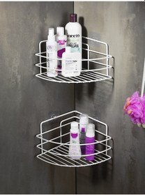 Resim SAS Ömür Boyu Paslanmaz Banyo Köşeliği 2 Adet Beyaz TK-01 Beyaz 