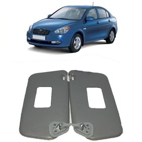 Resim 2006-2012 Hyundai Accent Era Uyumlu Güneşlik Takımı Sağ Sol Set 