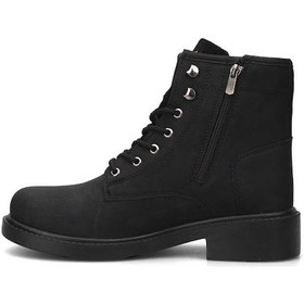 Resim Kocamanlar Unisex Kışlık Uzun Dayanıklı Kauçuk Taban Bot Outdoor Postal Bot Siyah 